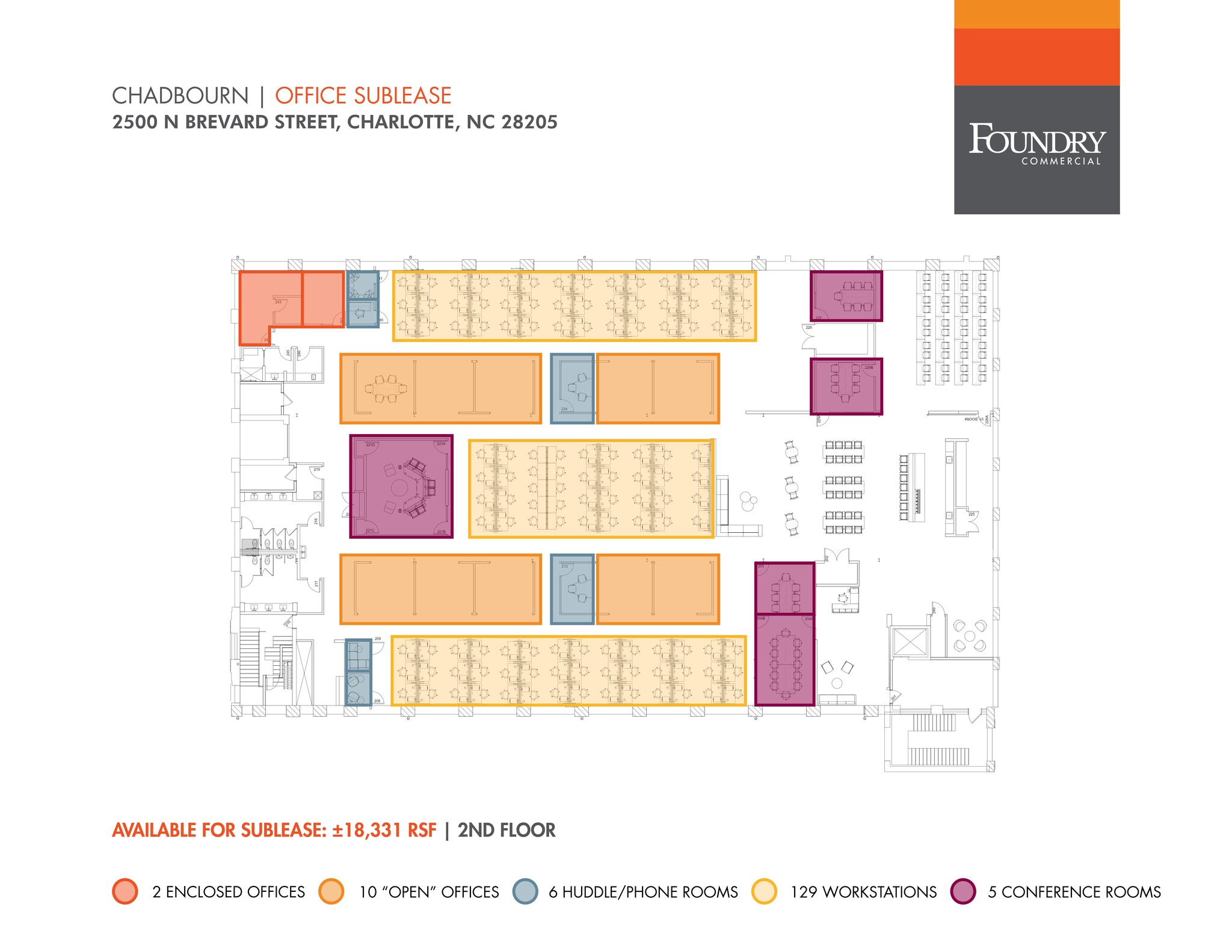 2500 N Brevard St, Charlotte, NC for lease Site Plan- Image 1 of 7