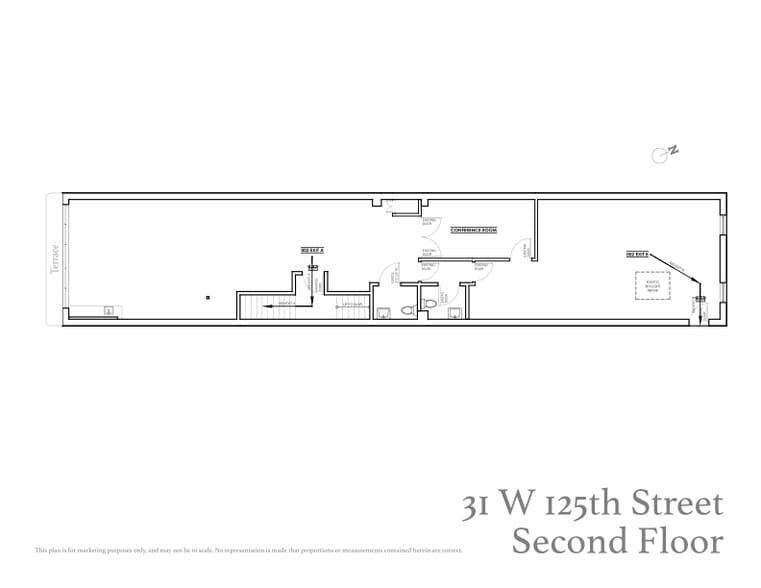 31 W 125th St, New York, NY for lease - Floor Plan - Image 1 of 1