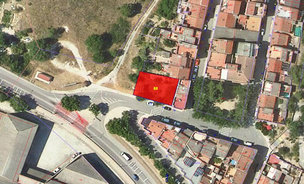 Land in Òdena, Barcelona for sale - Plat Map - Image 1 of 2