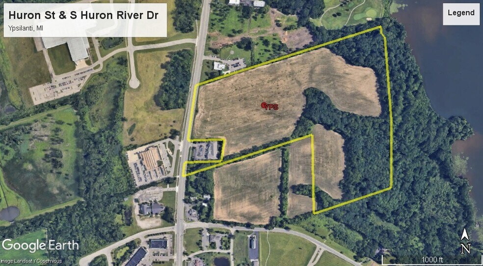 1613 S Huron St, Ypsilanti, MI for sale - Aerial - Image 1 of 1