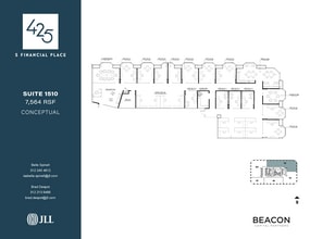 425 S Financial Pl, Chicago, IL for lease Floor Plan- Image 1 of 4