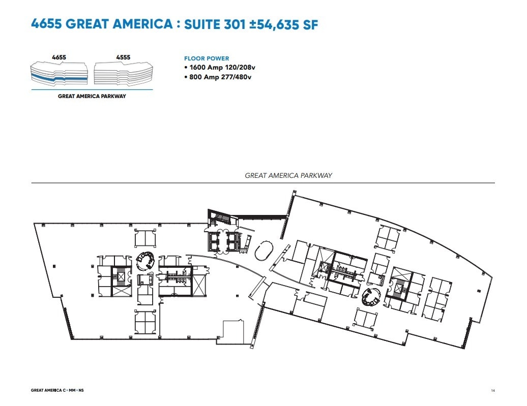 4655 Great America Pky, Santa Clara, CA for lease Floor Plan- Image 1 of 1