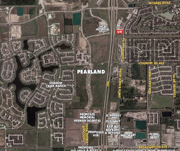 1980 Country Place Pky, Pearland, TX 77584 2 Acres