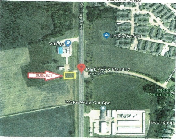 Loop 1417 & Park Ave, Sherman, TX for sale Primary Photo- Image 1 of 1