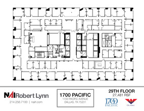 1700 Pacific Ave, Dallas, TX for lease Floor Plan- Image 1 of 1