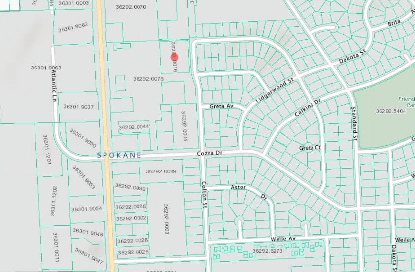 7630 N Division St, Spokane, WA for sale - Plat Map - Image 2 of 4