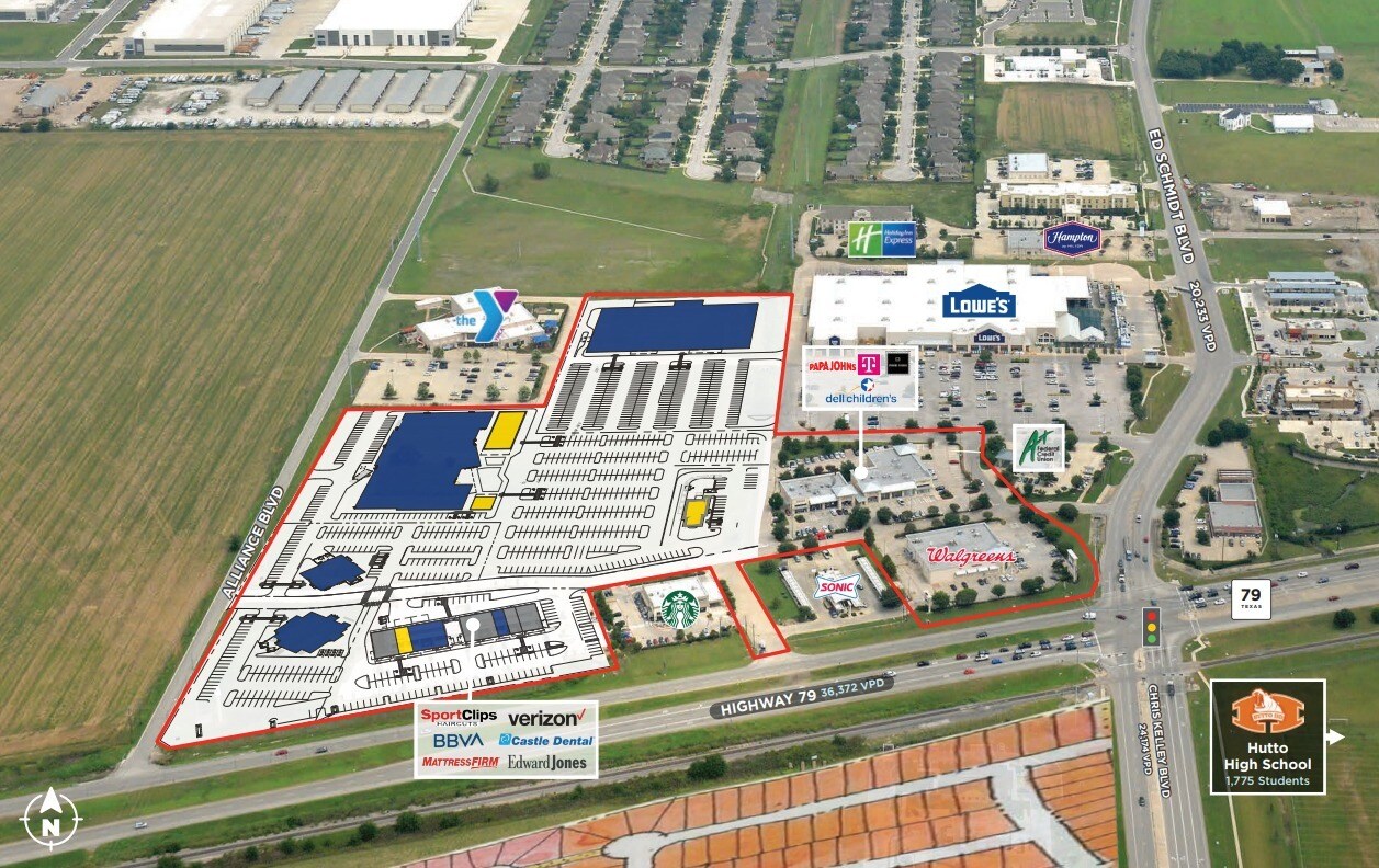 201 Ed Schmidt Blvd, Hutto, TX 78634 Townwest Commons