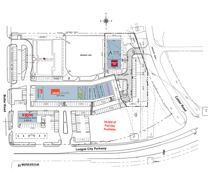 1600 W League City Pky, League City, TX for lease - Site Plan - Image 2 of 4