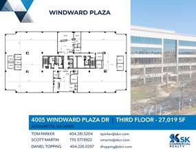 4005 Windward Plaza Dr, Alpharetta, GA for lease Site Plan- Image 1 of 1