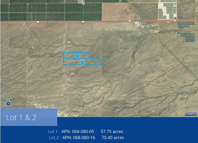 Lost Hills & McKittrick Land, Lost Hills, CA 93249 Land for Sale