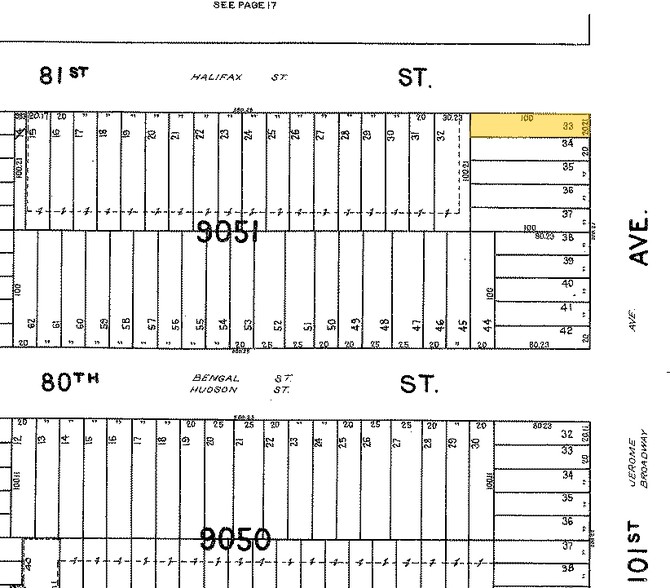 80-19 101st Ave, Jamaica, NY for sale - Plat Map - Image 3 of 21