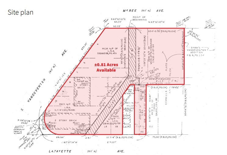 1600 S Vandeventer Ave, Saint Louis, MO for sale - Site Plan - Image 2 of 2