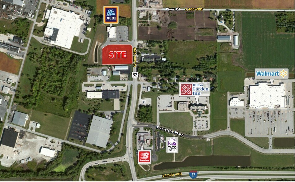 2705 S Schuyler Ave, Kankakee, IL for sale - Aerial - Image 2 of 4