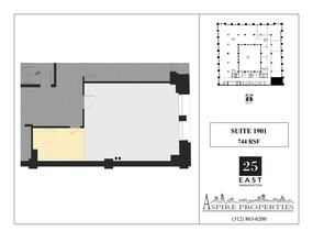 25 E Washington St, Chicago, IL for lease Site Plan- Image 1 of 1