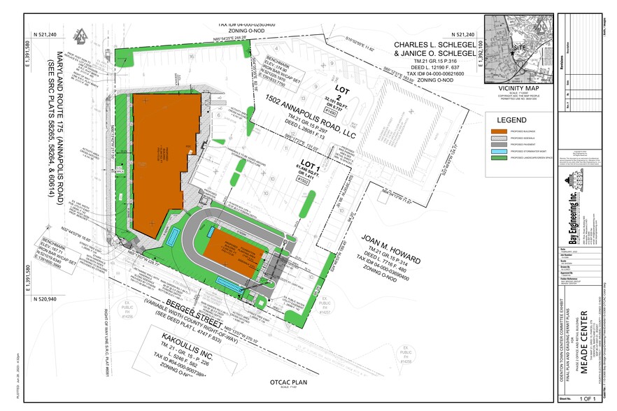 Annapolis Rd, Odenton, MD for lease - Site Plan - Image 1 of 4