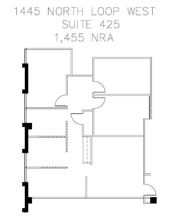 1445 North Loop W, Houston, TX for lease Floor Plan- Image 1 of 1