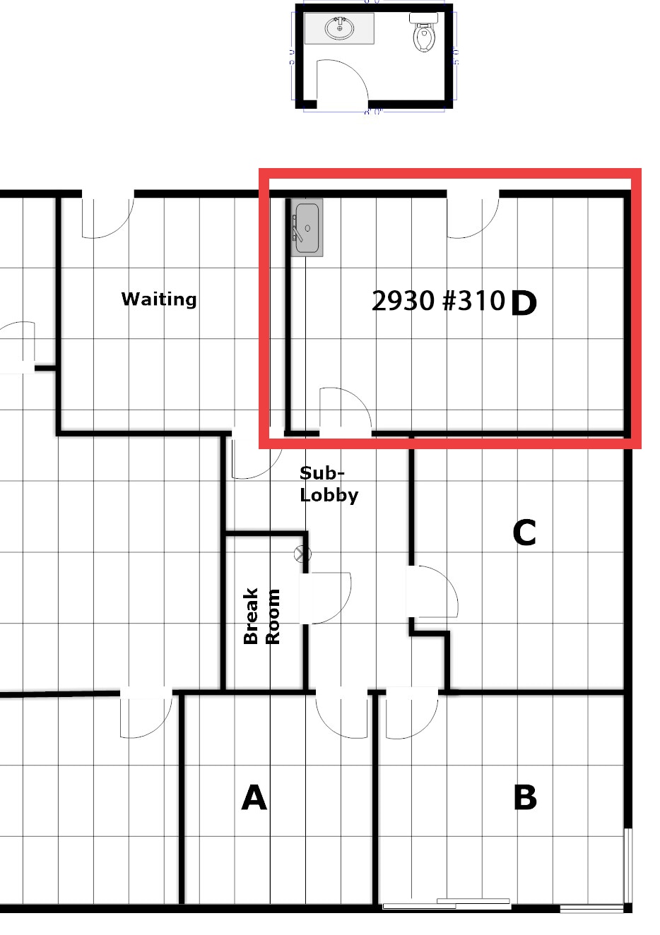 2900 Camino Diablo, Walnut Creek, CA for lease Floor Plan- Image 1 of 1