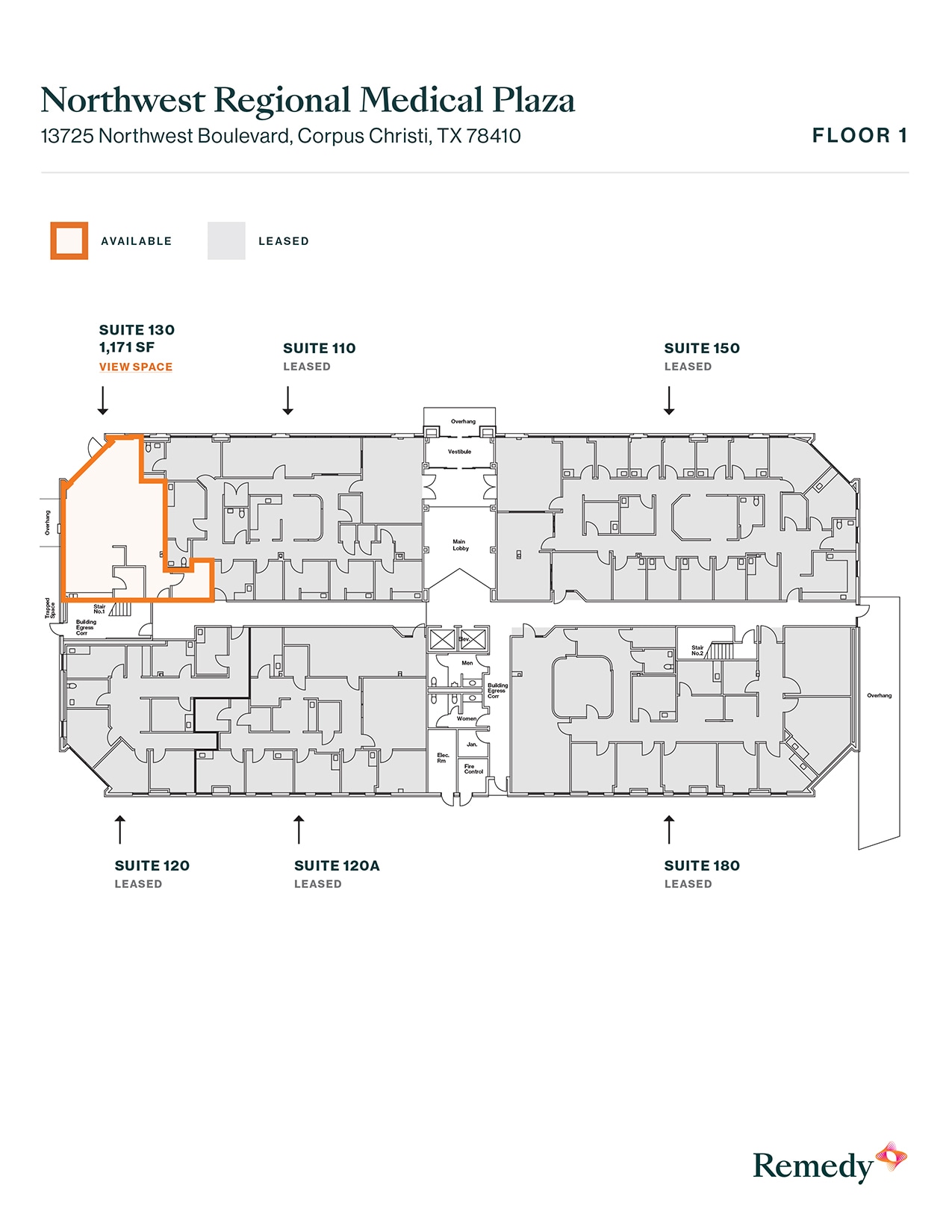13725 Northwest Blvd, Corpus Christi, TX for lease Floor Plan- Image 1 of 1