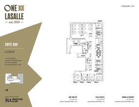 1 N LaSalle St, Chicago, IL for lease Floor Plan- Image 2 of 5