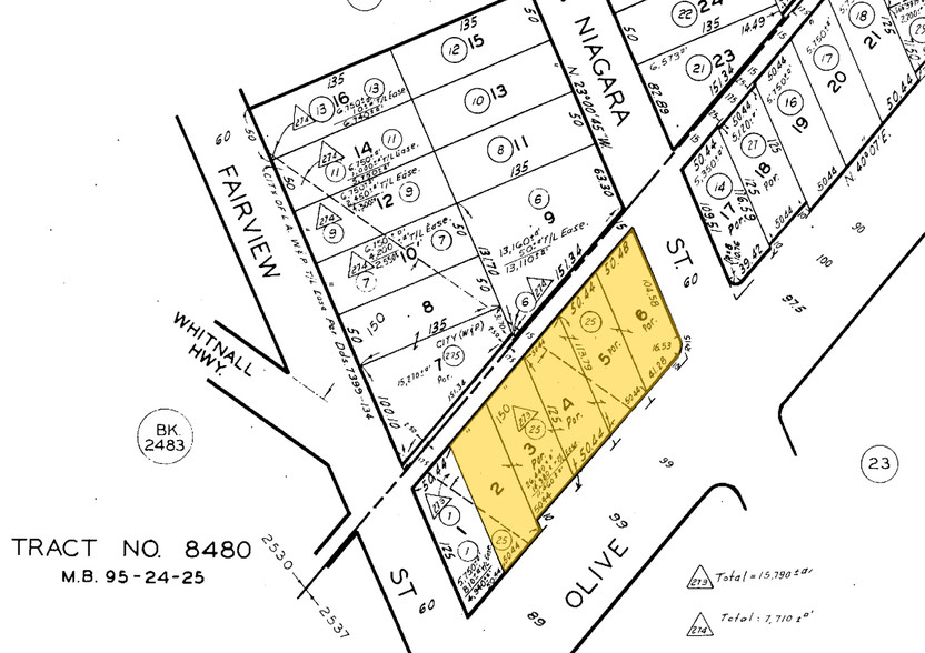 3003 W Olive Ave, Burbank, CA for lease - Plat Map - Image 1 of 1