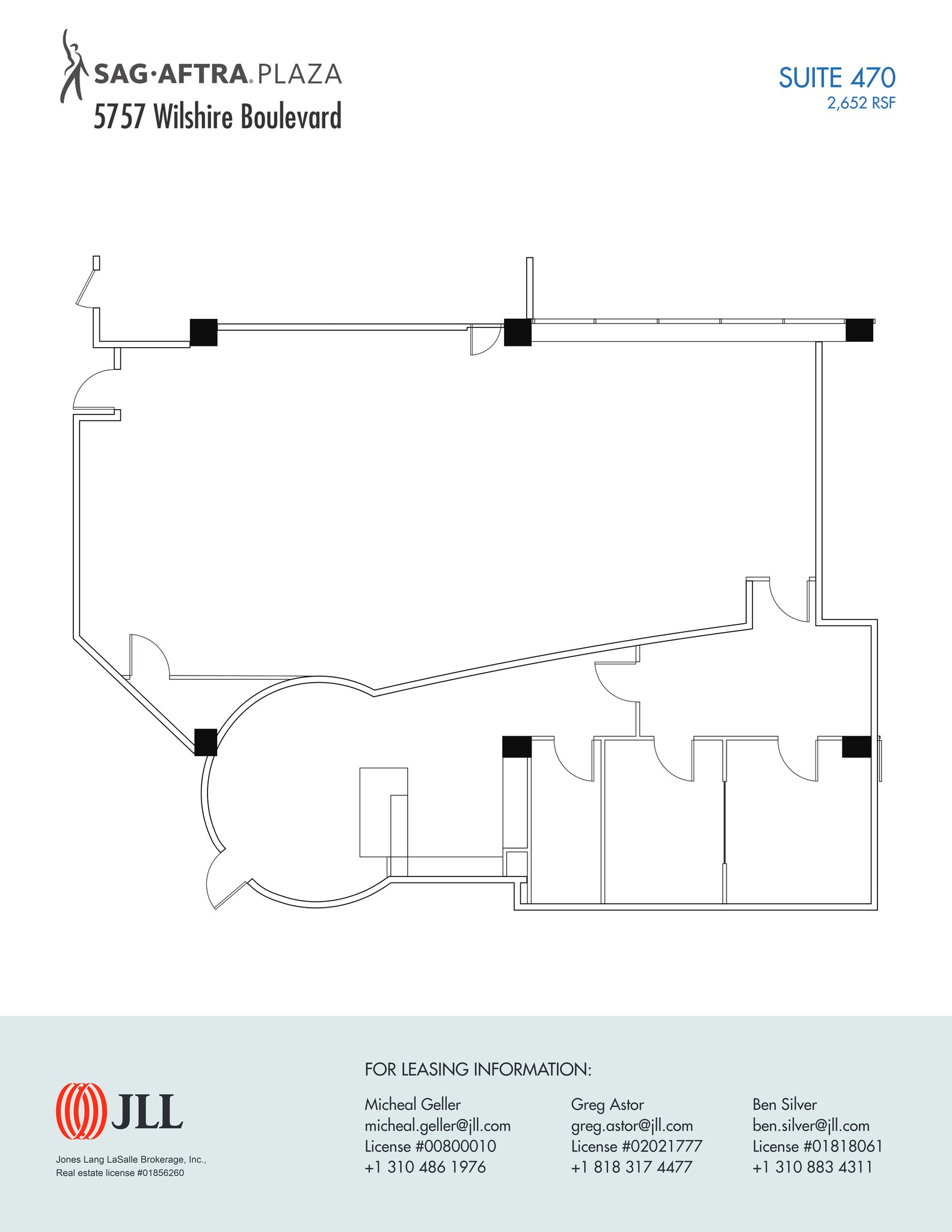 5757 Wilshire Blvd, Los Angeles, CA for lease Site Plan- Image 1 of 1