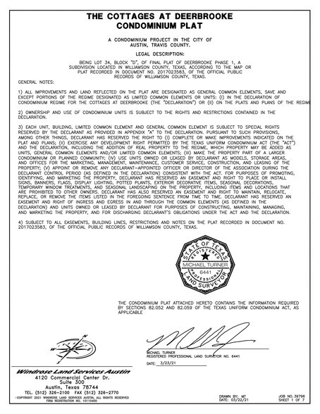 1301 Low Branch Ln, Leander, TX for sale - Site Plan - Image 2 of 2
