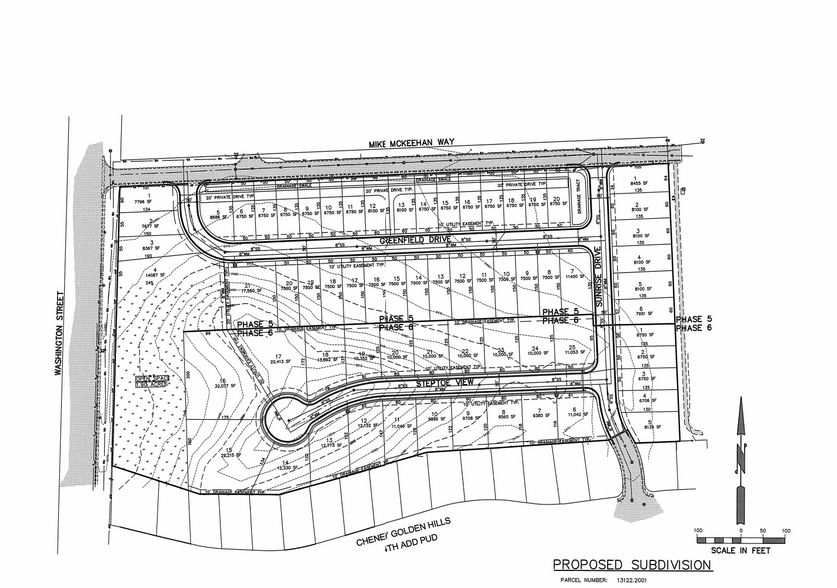 0 Unassigned, Cheney, WA for sale - Plat Map - Image 1 of 1