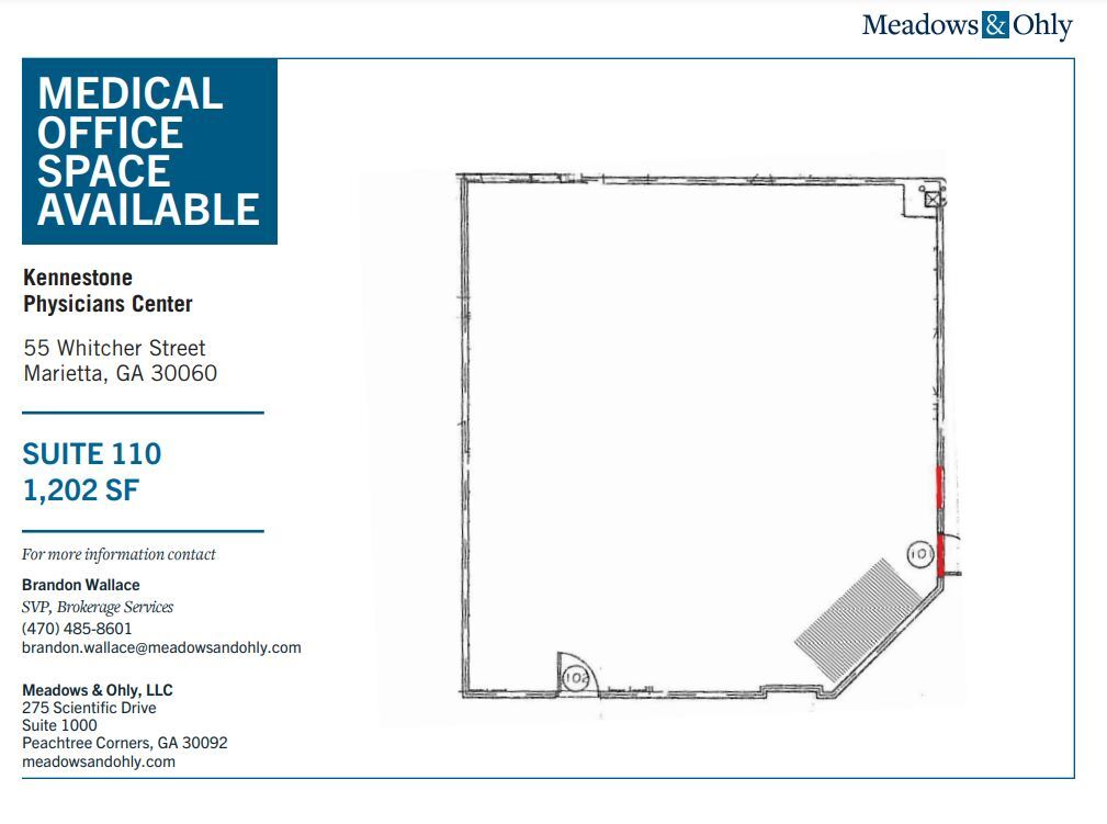 55 Whitcher St, Marietta, GA for lease Floor Plan- Image 1 of 1