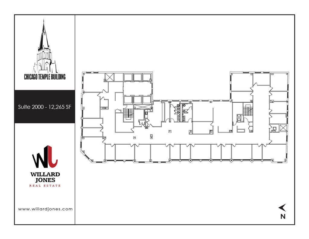 77 W Washington St, Chicago, IL for lease Floor Plan- Image 1 of 1