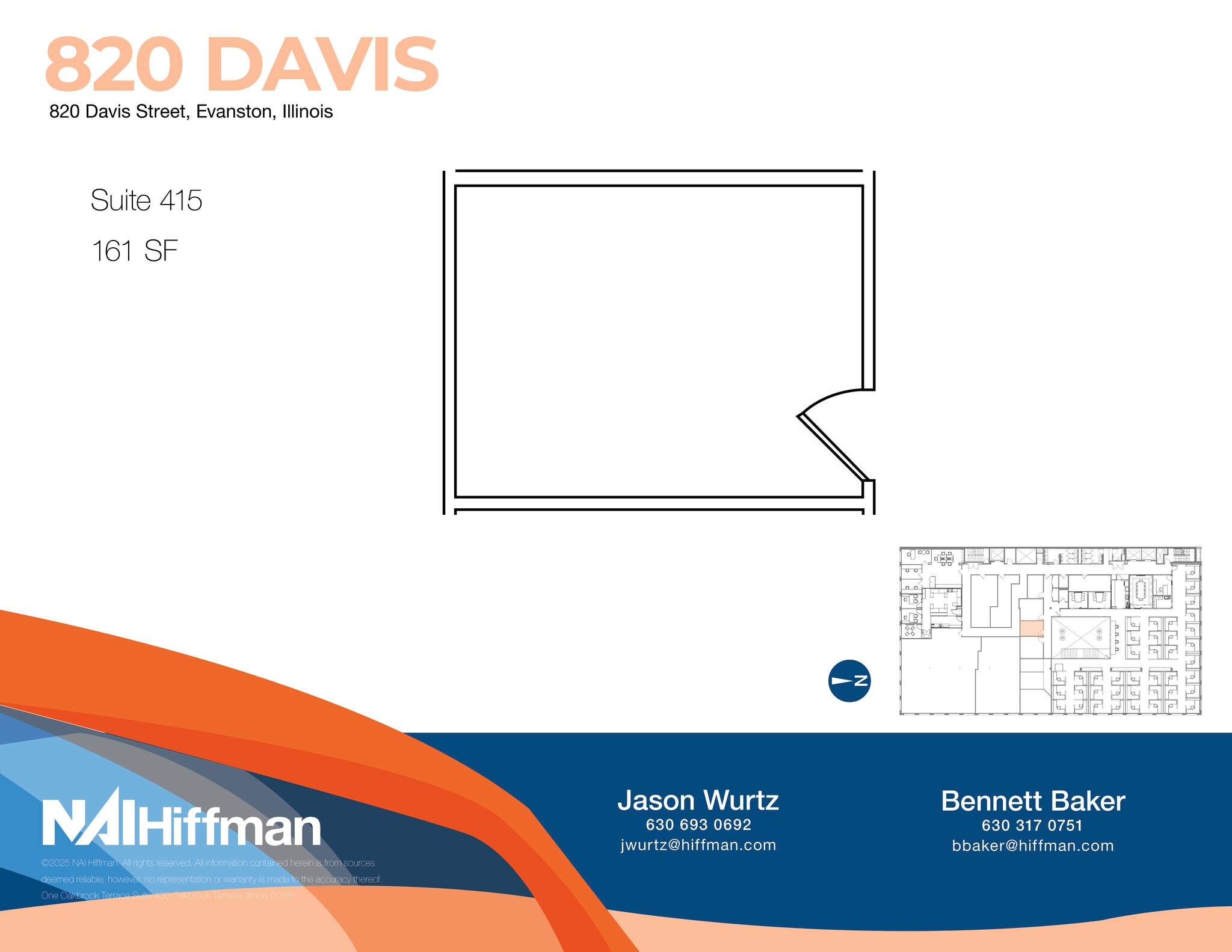 820 Davis St, Evanston, IL for lease Floor Plan- Image 1 of 1
