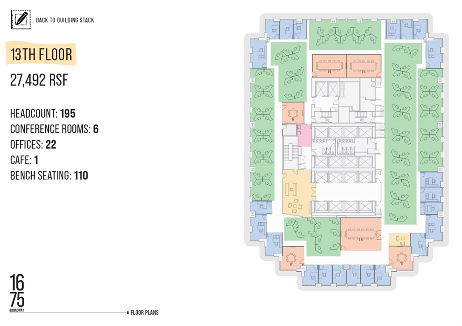 1675 Broadway, New York, NY for lease Floor Plan- Image 1 of 1