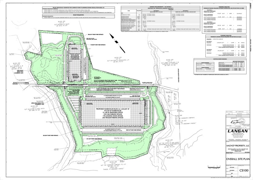 1147 Courses Landing Rd, Carneys Point, NJ for lease - Site Plan - Image 2 of 2