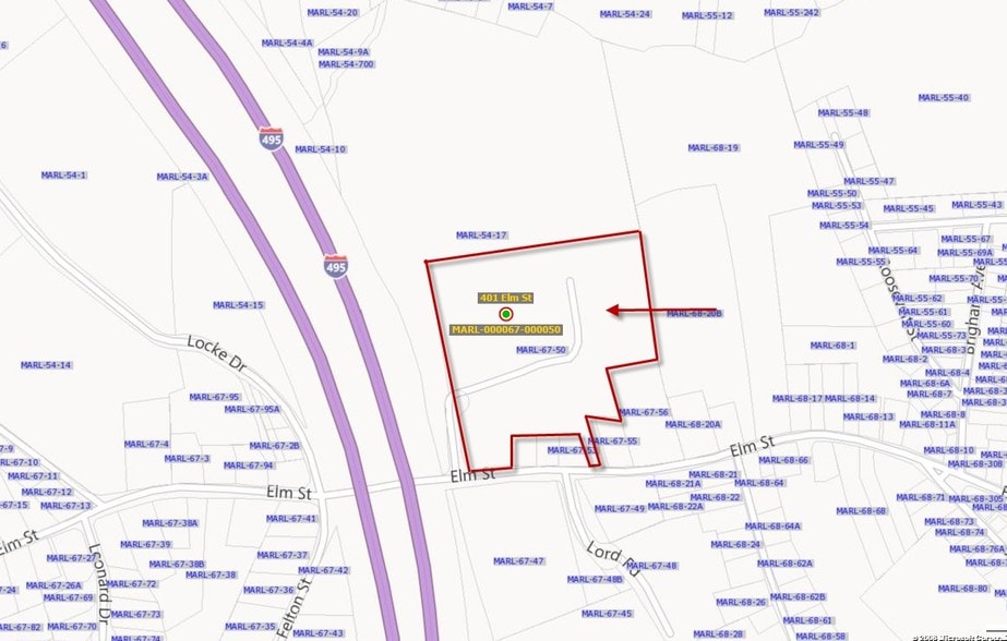 401 Elm St, Marlborough, MA for sale - Plat Map - Image 2 of 2