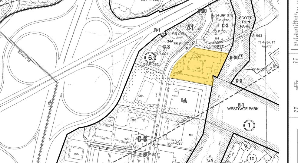 1749 Old Meadow Rd, McLean, VA for lease - Plat Map - Image 1 of 1
