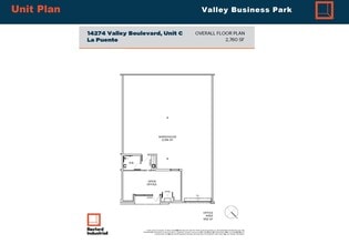 14278 Valley Blvd, City Of Industry, CA for lease Floor Plan- Image 1 of 1