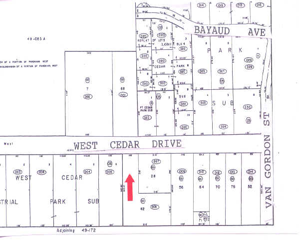 12640 W Cedar Dr, Lakewood, CO for lease - Plat Map - Image 2 of 31