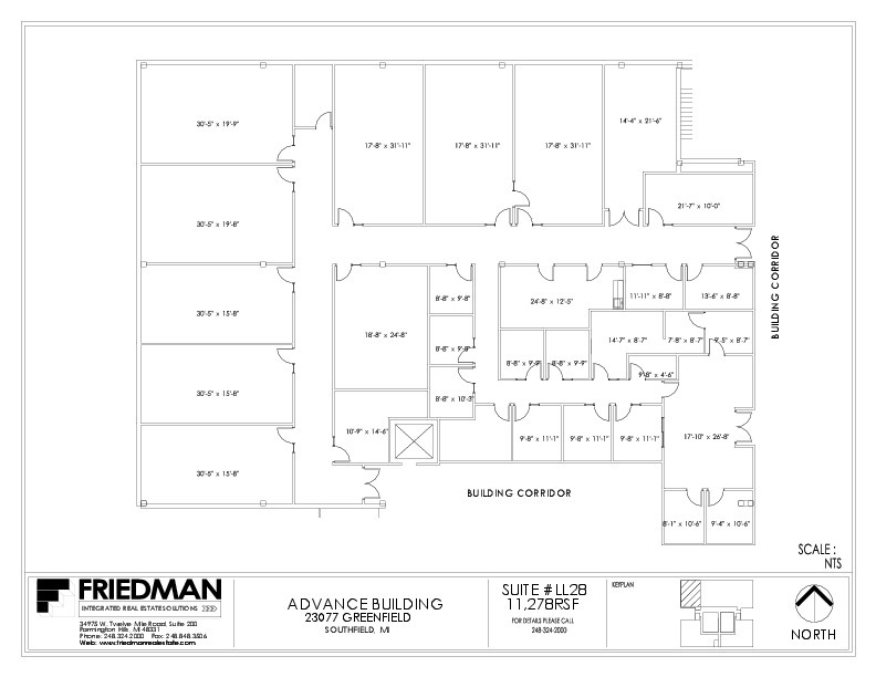 23077 Greenfield Rd, Southfield, MI for lease Floor Plan- Image 1 of 1