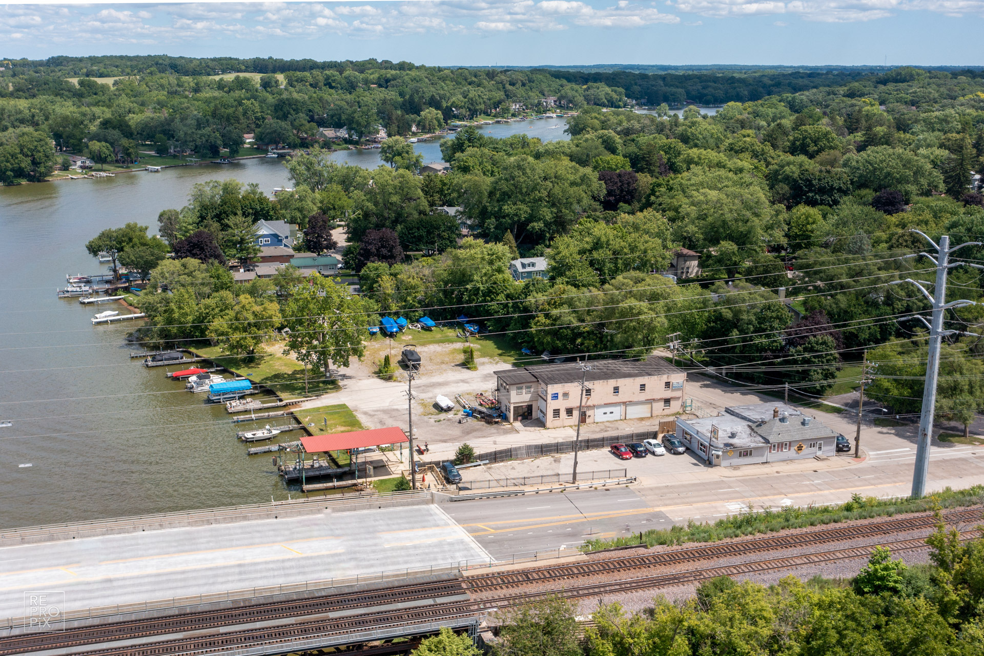 104 N River Rd, Fox River Grove, IL for sale Aerial- Image 1 of 1