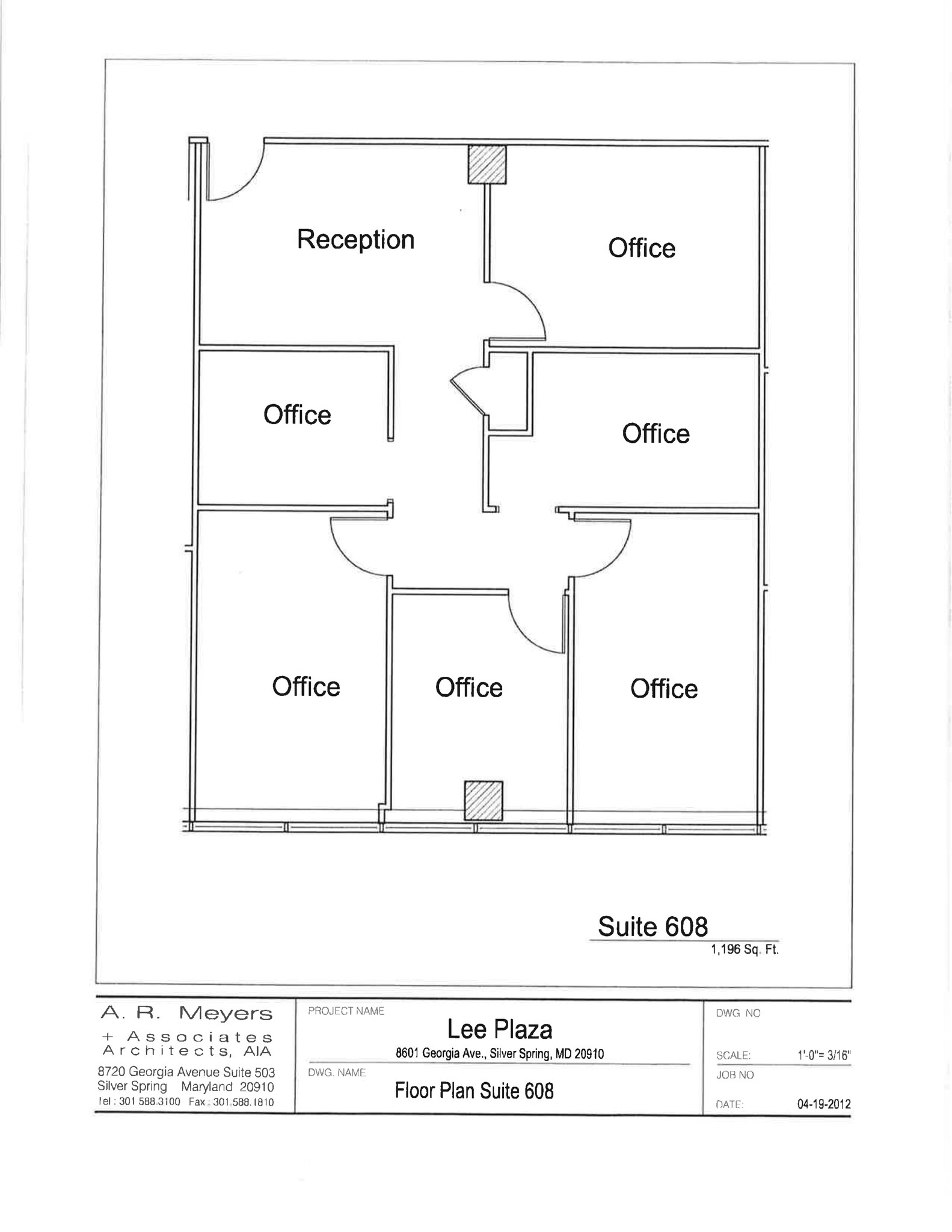 8601 Georgia Ave, Silver Spring, MD for lease Site Plan- Image 1 of 1