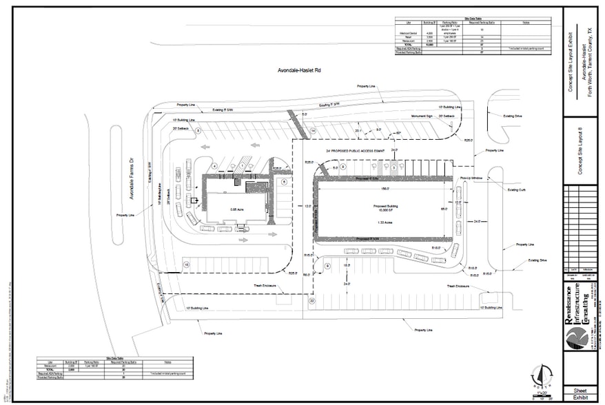 2157 Avondale Haslet Rd, Haslet, TX for lease - Site Plan - Image 3 of 3