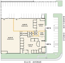 18475 Bandilier Cir, Fountain Valley, CA for lease Site Plan- Image 2 of 2