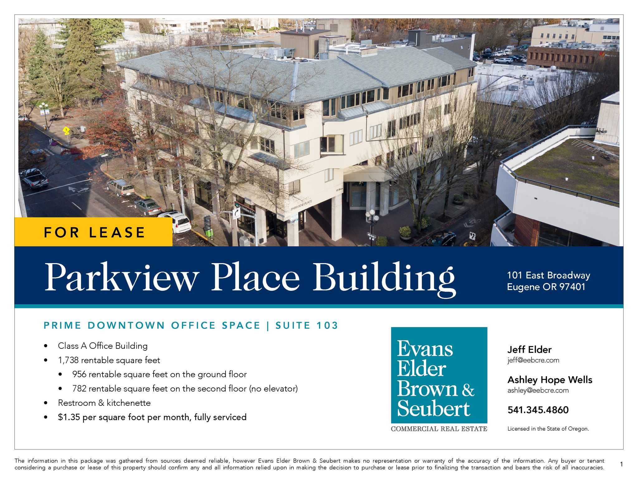 101 E Broadway Ave, Eugene, OR for lease Interior Photo- Image 1 of 4