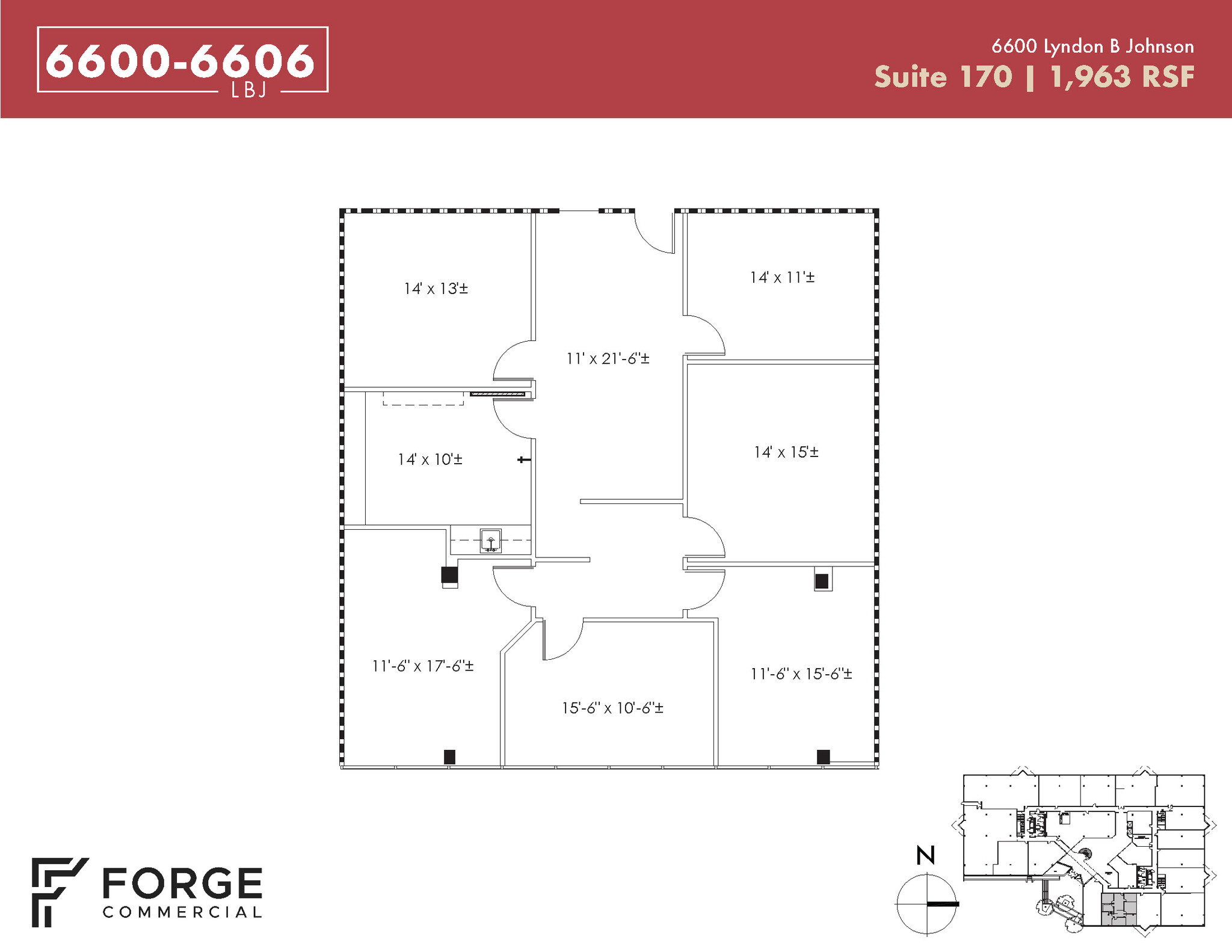 6600 Lyndon B Johnson Fwy, Dallas, TX for lease Floor Plan- Image 1 of 1