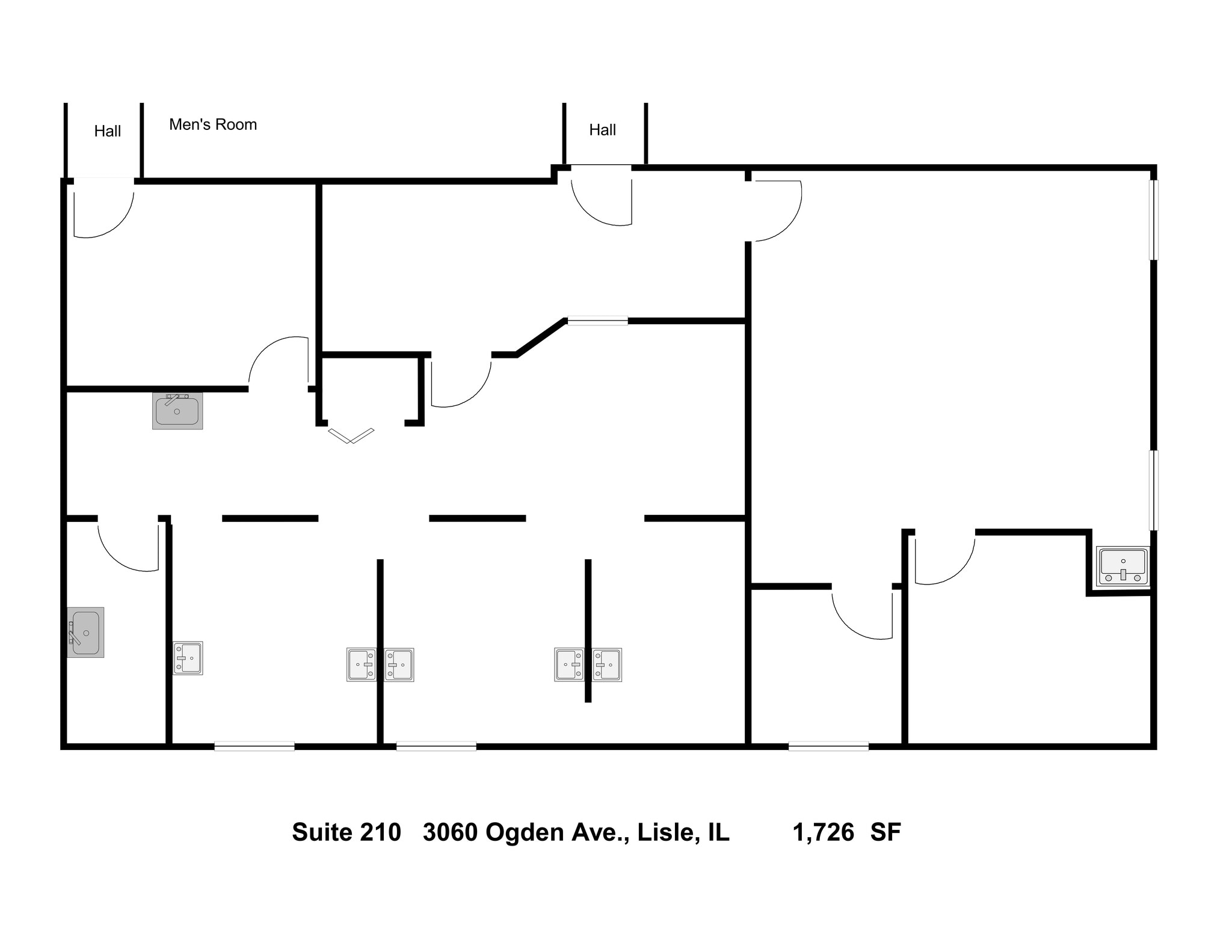 3060-3080 Ogden Ave, Lisle, IL for lease Site Plan- Image 1 of 1