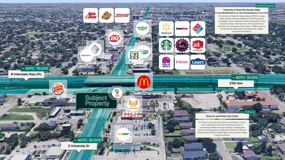 1624 E University Dr, Edinburg, TX for sale - Building Photo - Image 3 of 3