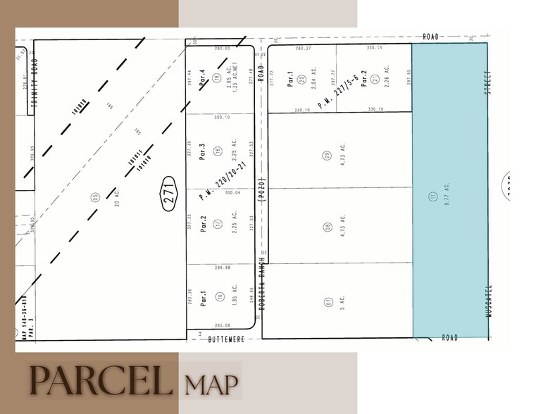 Tumbleweed Rd, Phelan, CA for sale - Plat Map - Image 1 of 3