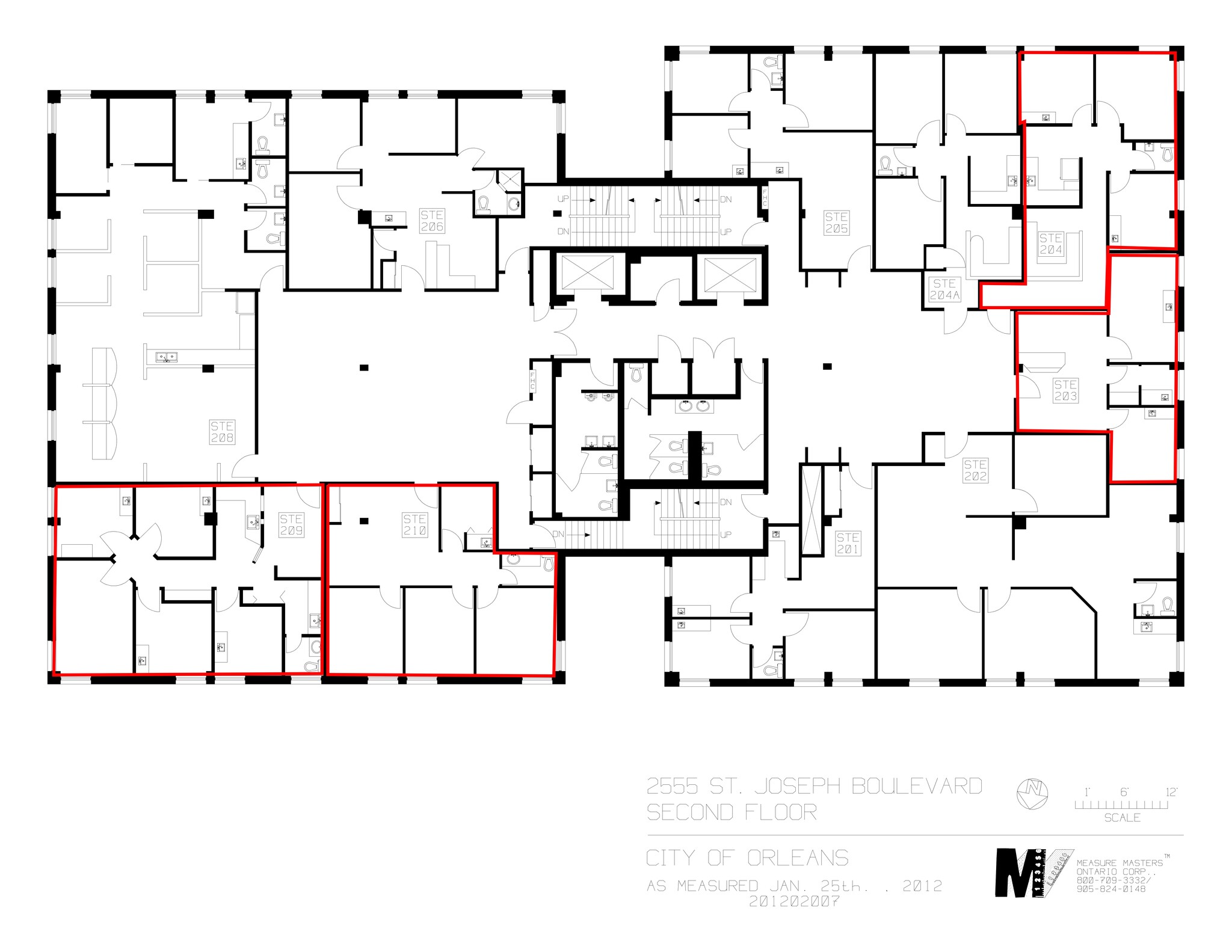 2555 St Joseph Blvd, Ottawa, ON for lease Site Plan- Image 1 of 1