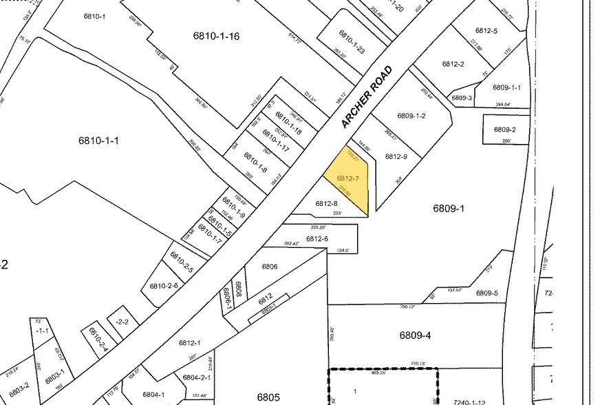 3515 SW Archer Rd, Gainesville, FL for sale - Plat Map - Image 3 of 3