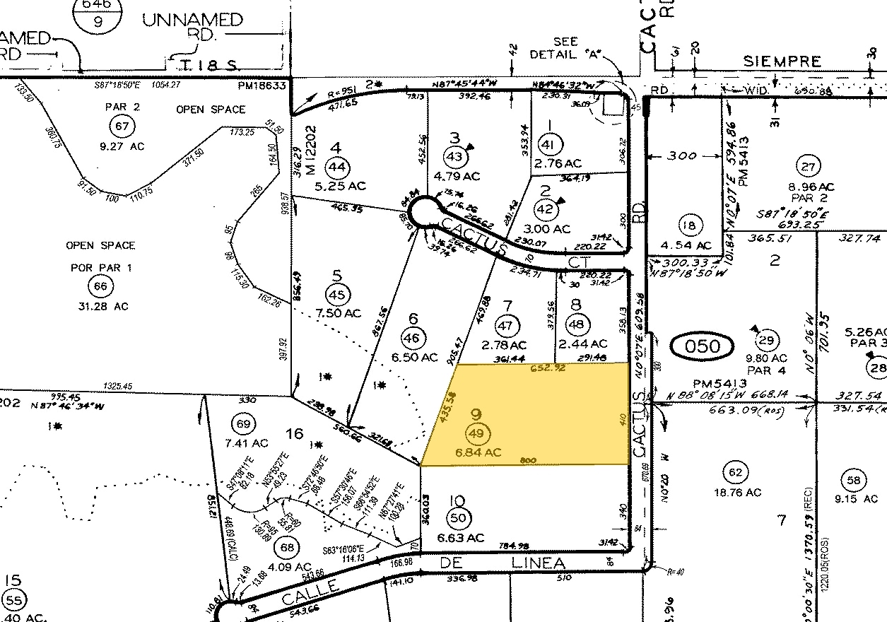 2660 Cactus Rd, San Diego, CA for sale Plat Map- Image 1 of 1
