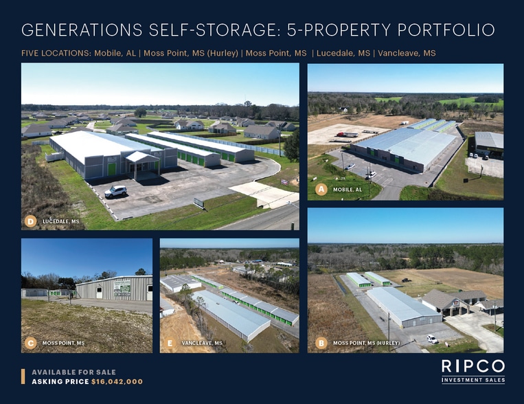 Generations Self-Storage: 5-Property portfolio of 5 properties for sale on LoopNet.com - Building Photo - Image 1 of 14